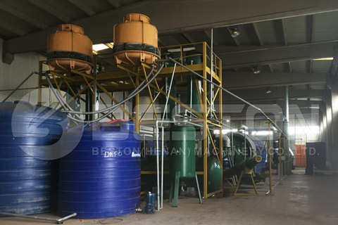 Tire Pyrolysis Plant