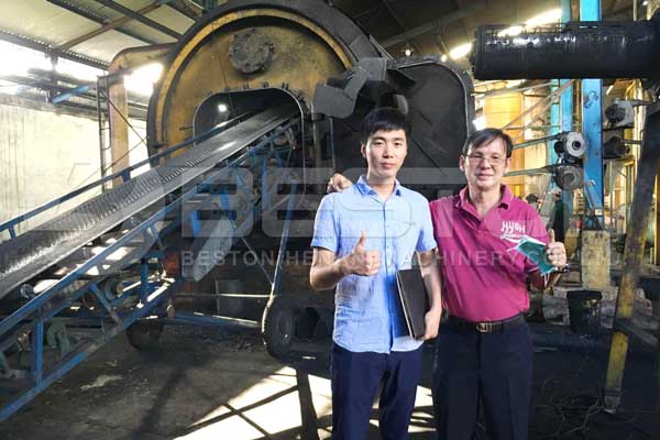 Tyre to Fuel Oil Recycling Plant