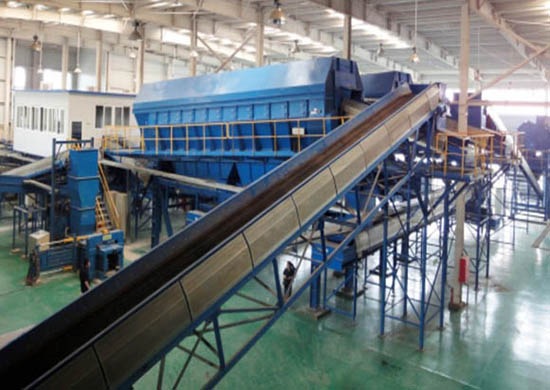 Waste Separation Recycling Plant