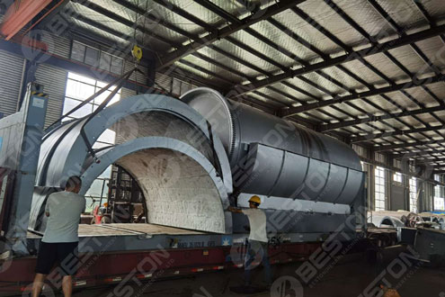 Biochar Production Equipment Shipped to Spain