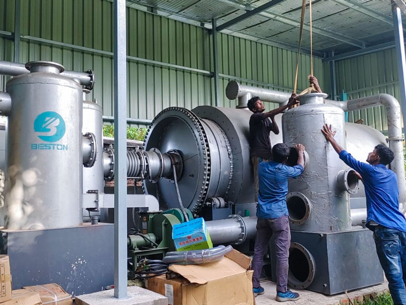 BLJ-3 Skid-mounted Pyrolysis Plant in Bangladesh