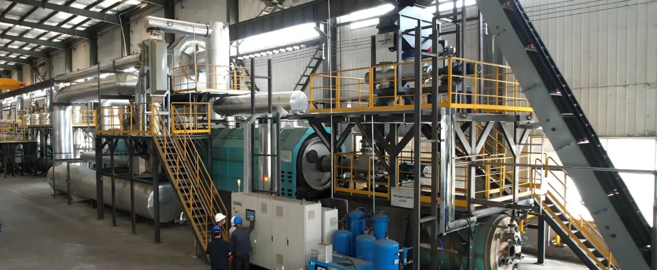 Continuous Tyre Pyrolysis Plant